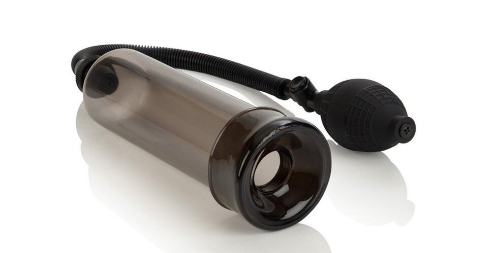 Vacuum pump to increase penis thickness